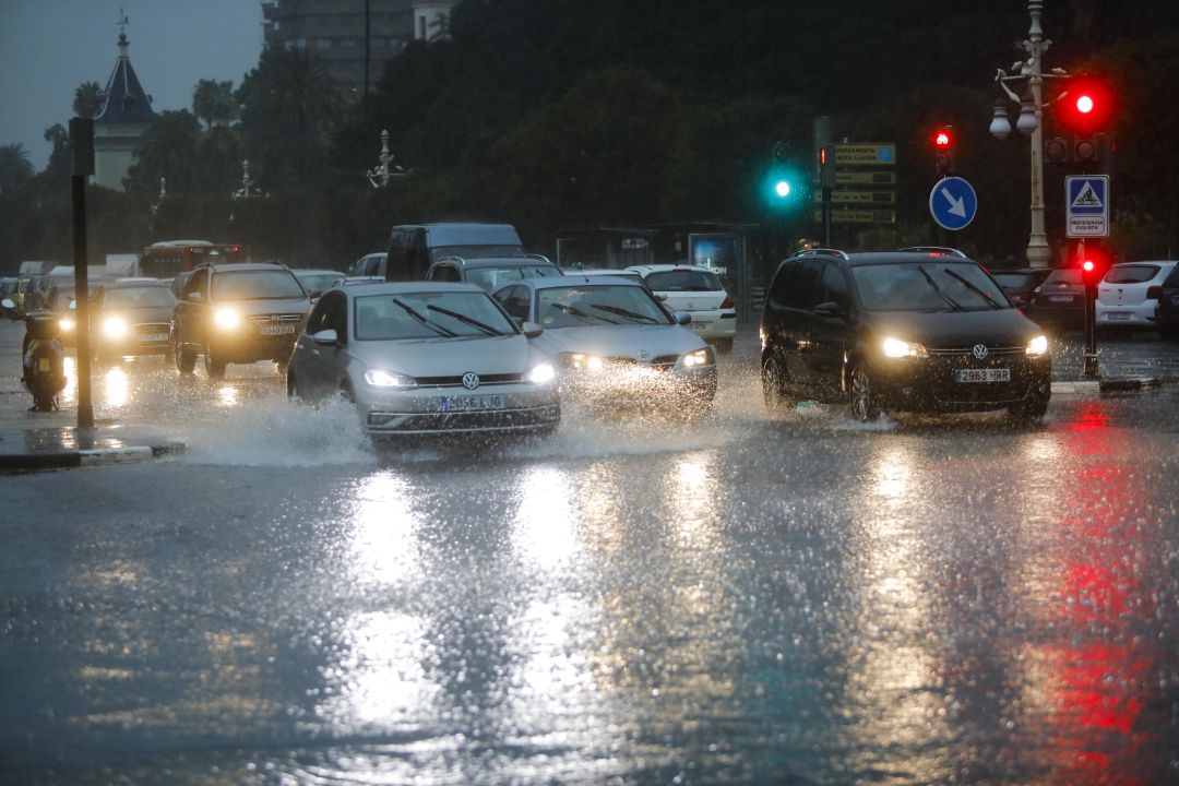 La ciudad de València, con muchas zonas inundadas