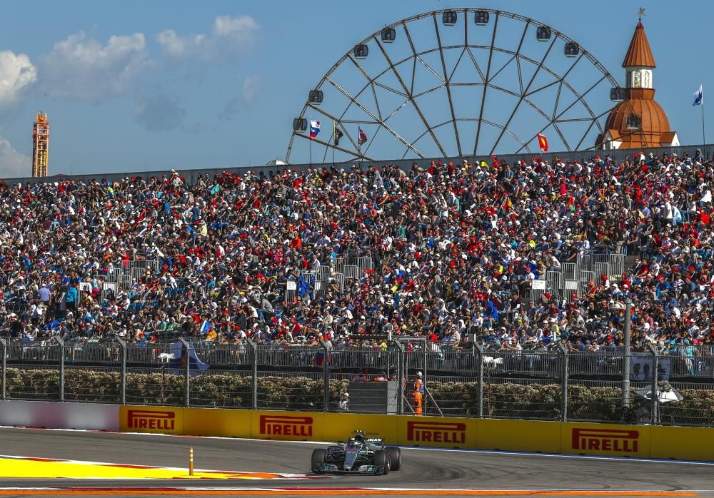 Imágenes del Gran Premio de Rusia de Fórmula 1.