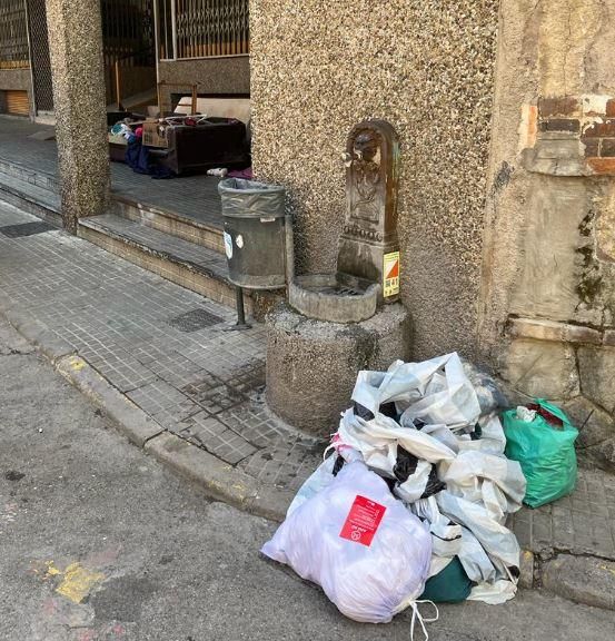 Deixalles del porta a porta de la zona