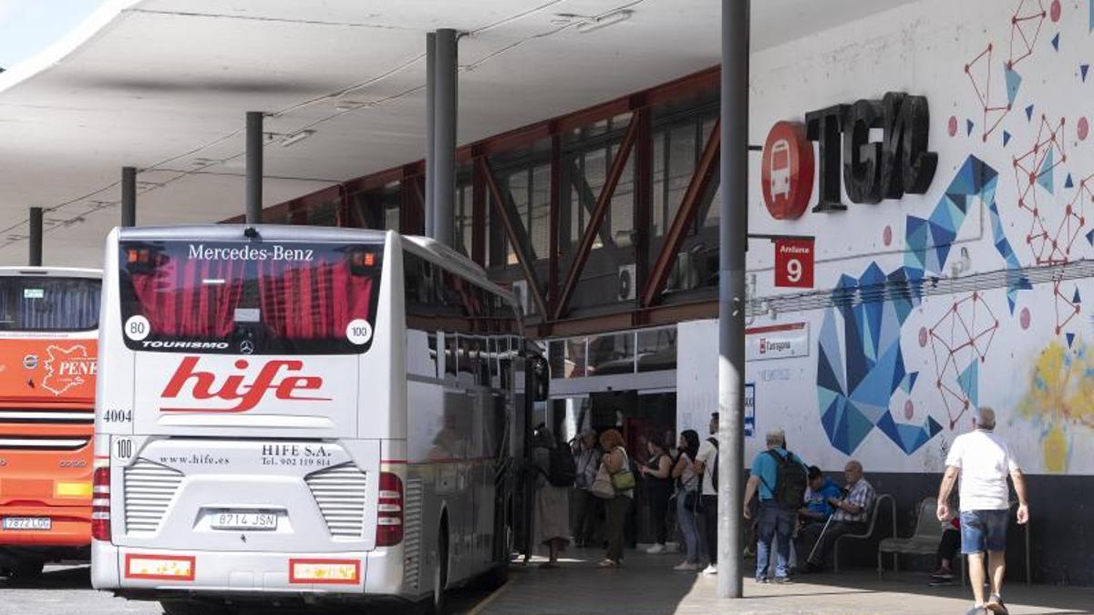 Estación central de autobuses de Tarragona.