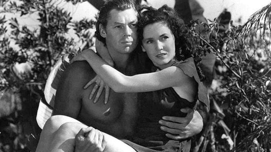 Johnny Weissmuller y Maureen O&#039;Sullivan