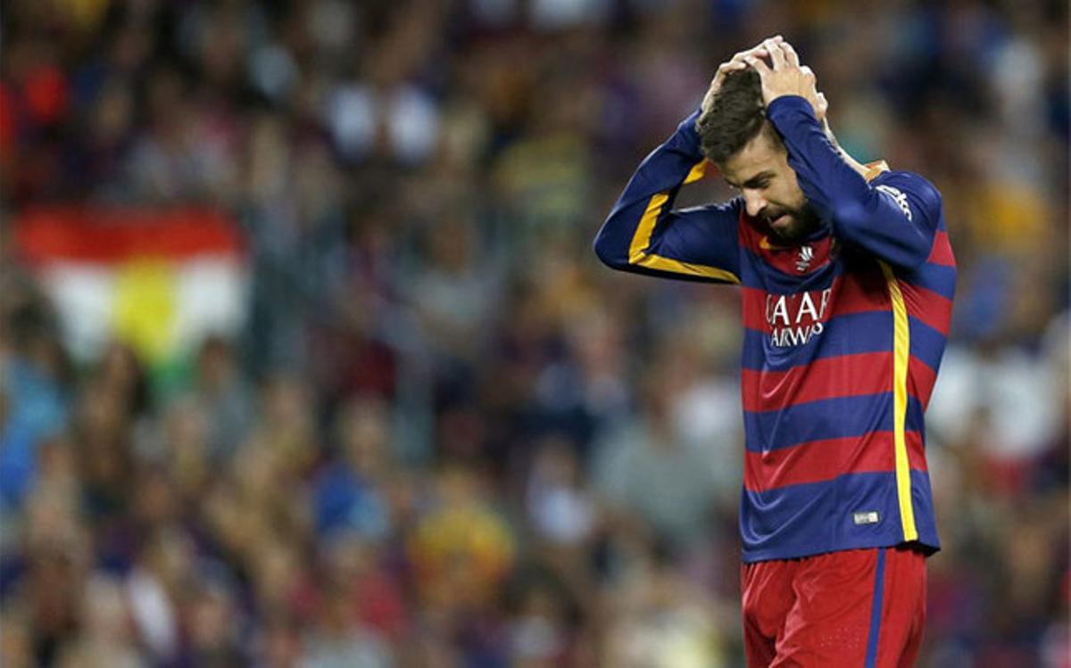 Piqué fue expulsado ante el Athletic Club
