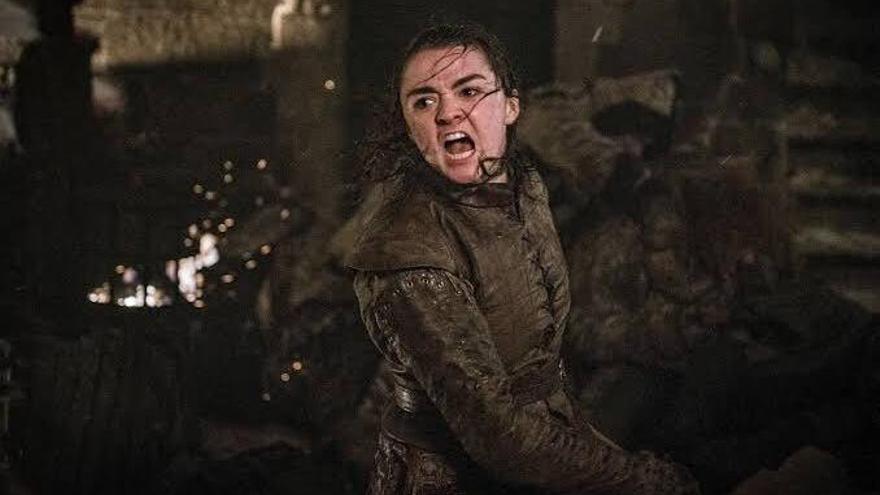 Arya Stark durant el capítol.