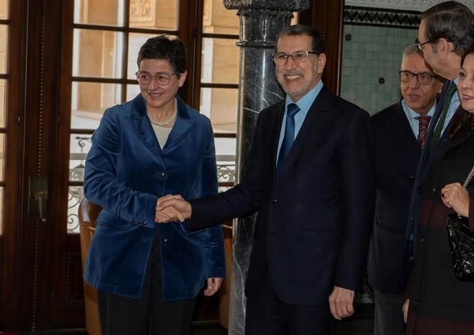 Visita de la ministra de Asuntos Exteriores, Arancha González Laya, a Marruecos