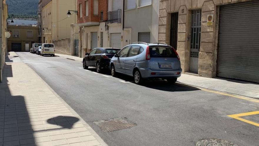 Una de las calles donde se ha renovado el alcantarillado