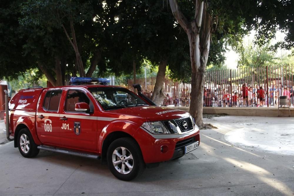 Susto en el colegio de Santa María de Gracia por un incendio en la despensa