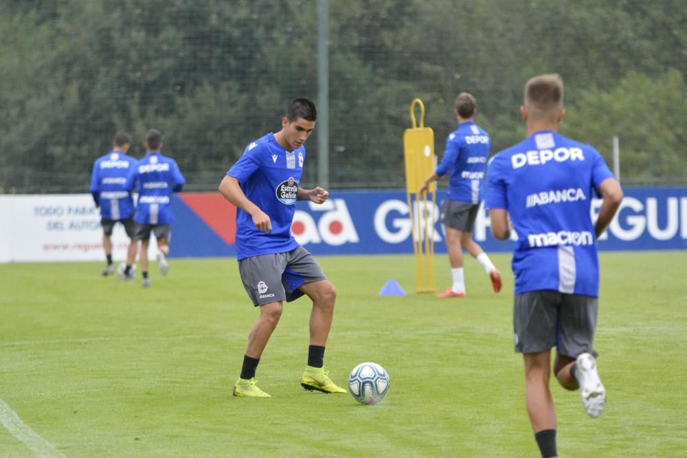 El Dépor entrena ya sin Diego Rolan