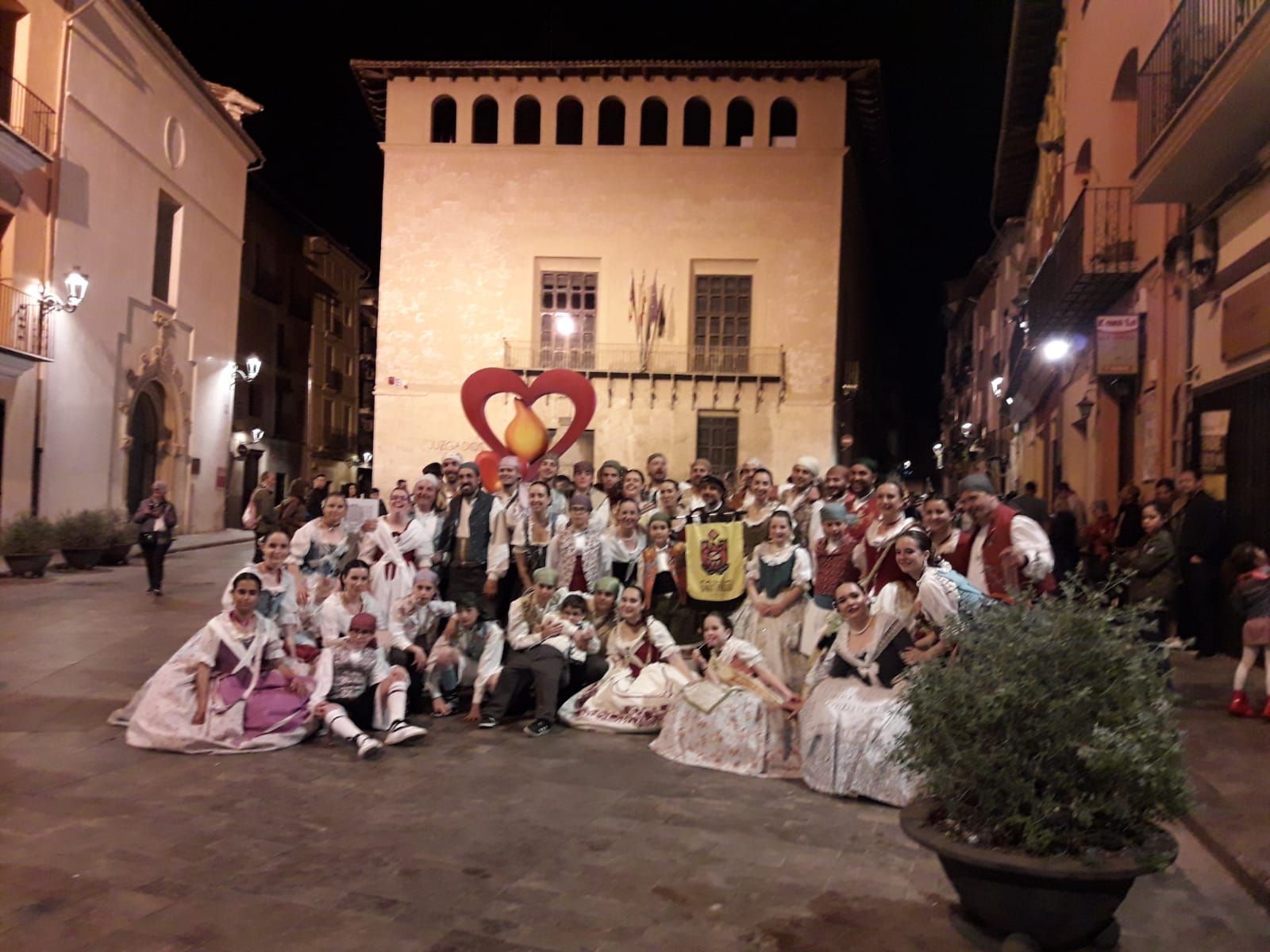 Así ha sido la multitudinaria "recorreguda" fallera en Xàtiva