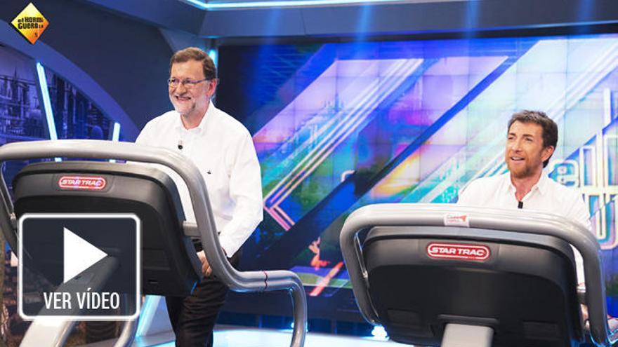 Mariano Rajoy, con Pablo Motos en &#039;El Hormiguero&#039;.