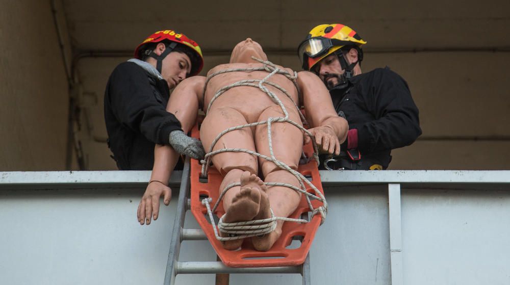 Simulacro en el IES Leonardo da Vinci