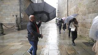 Compostela rexistrou cifras de récord en horas de sol e chuvias acumuladas en 2023