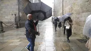 Compostela rexistrou cifras de récord en horas de sol e chuvias acumuladas en 2023