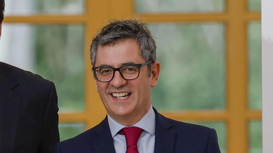 El ministre de Justícia, Félix Bolaños, ahir.  | J. J. GUILLÉN / EFE