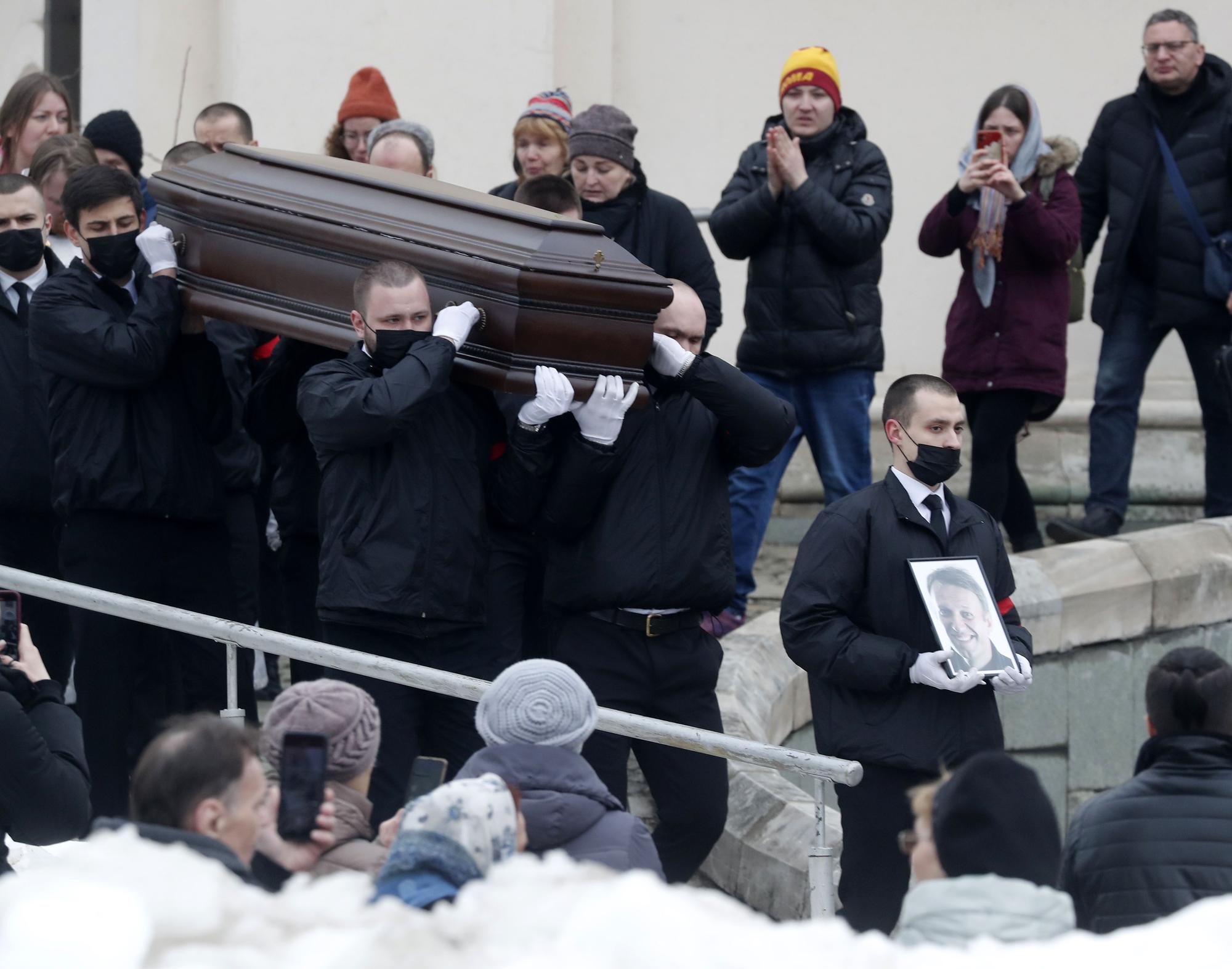 Funeral for Russian opposition leader Alexei Navalny in Moscow