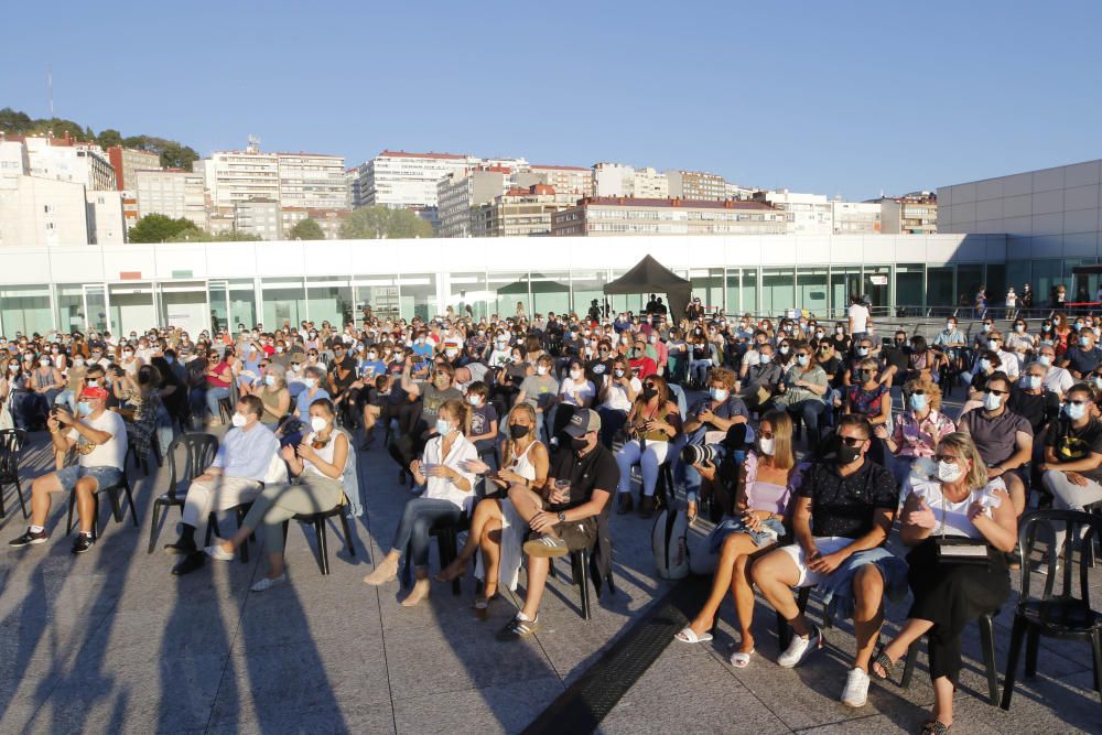 El concierto de MCLan, en la terraza del Auditorio Mar de Vigo