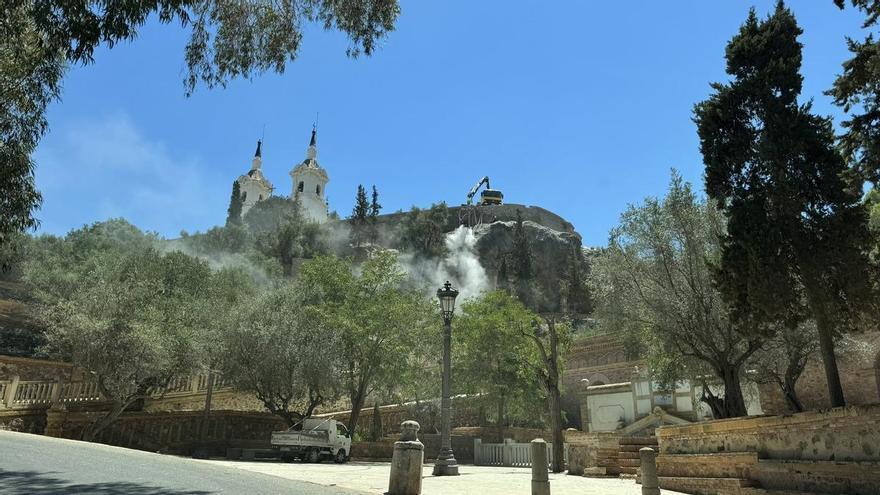 ¿Qué es el humo blanco que sale del Santuario de la Fuensanta?