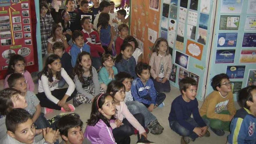 Los alumnos del colegio de Villaralbo en distintas actividades del proyecto.