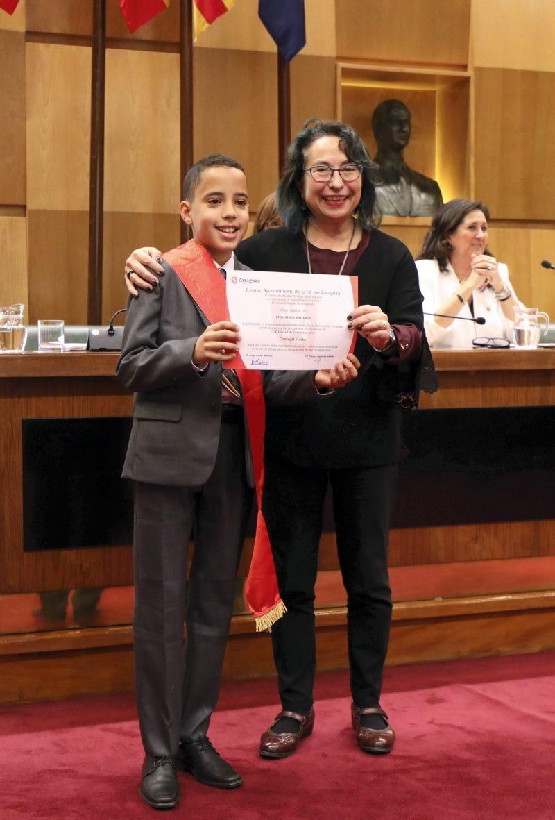 Pleno infantil del Ayuntamiento de Zaragoza