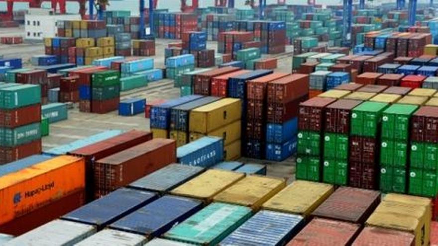 Contenidors de mercaderia per a ser exportats