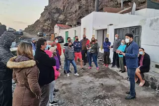 Los técnicos afirman que la obra del talud no resuelve el peligro existente en Las Bajas de Güímar