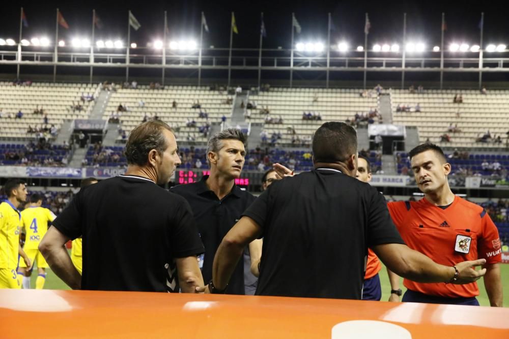 Delia Padrón Partido Copa Mahou entre el Tenerife y Las Palmas.