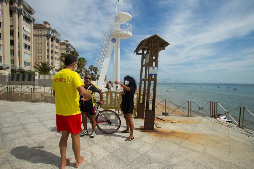 Primer fin de semana de playas abiertas al baño