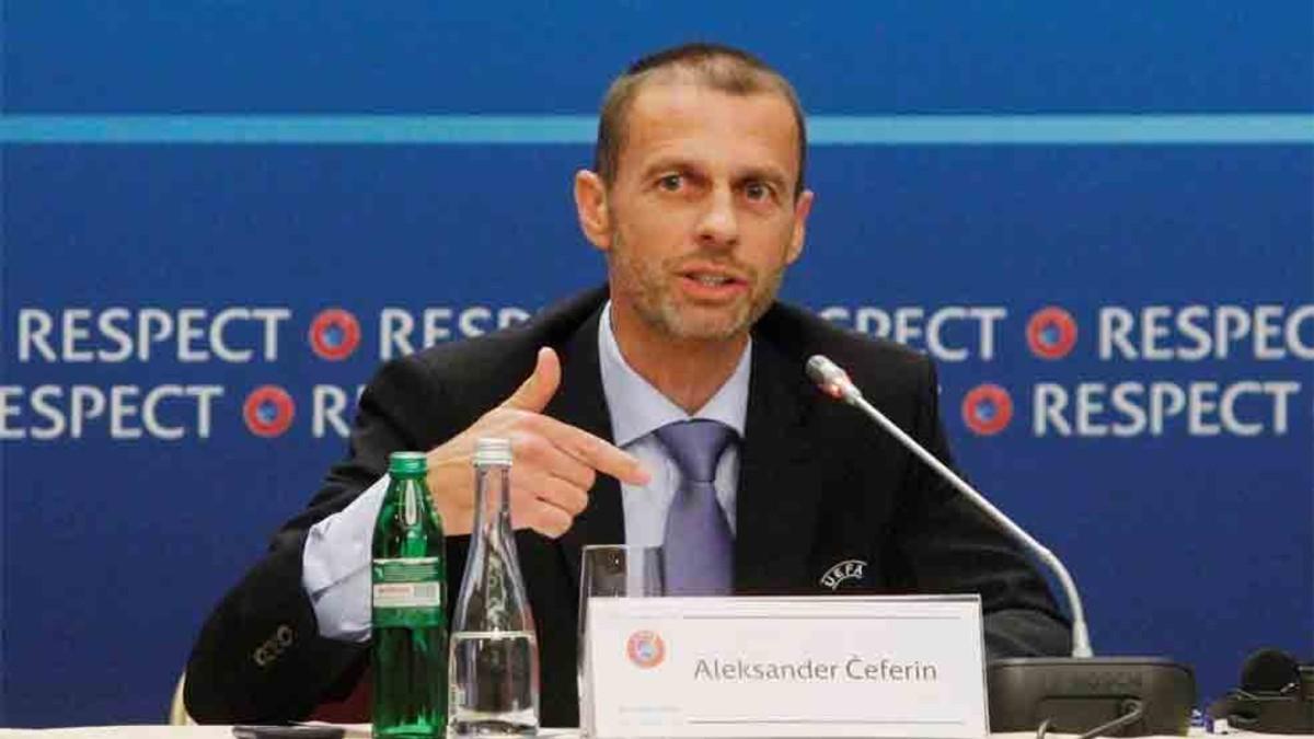 El presidente e la UEFA, Aleksander Ceferín