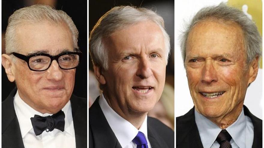 Martin Scorsese, James Cameron y Clint Eastwood