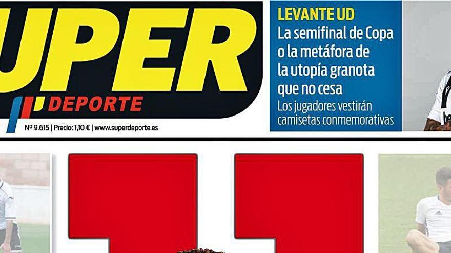 La portada de SUPER del miércoles