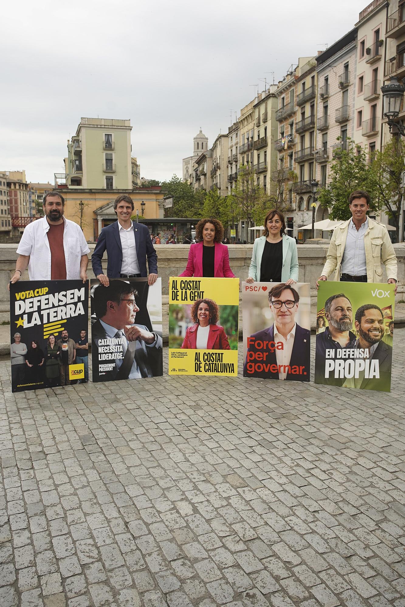 Els caps de llista per Girona a les eleccions al parlament