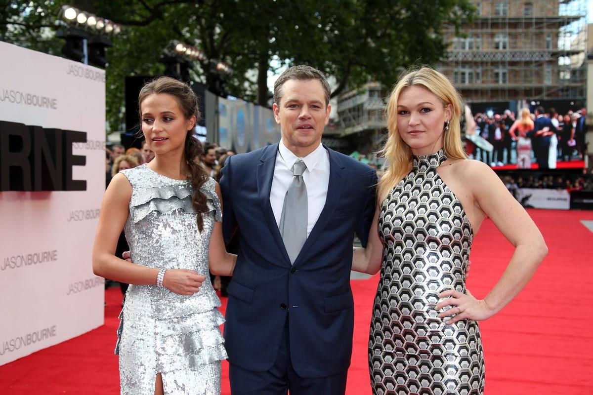 Estreno 'Jason Bourne': Alicia Vikander, Matt Damon y Julia Stiles
