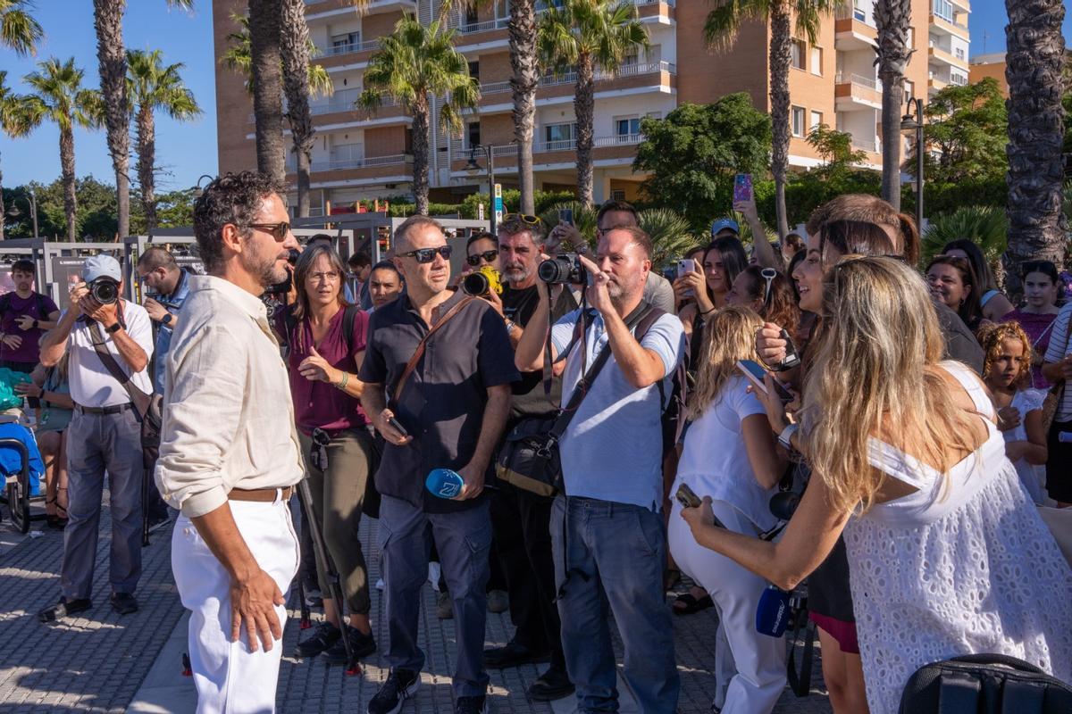 Paco León, en el photocall del South Series International Festival.