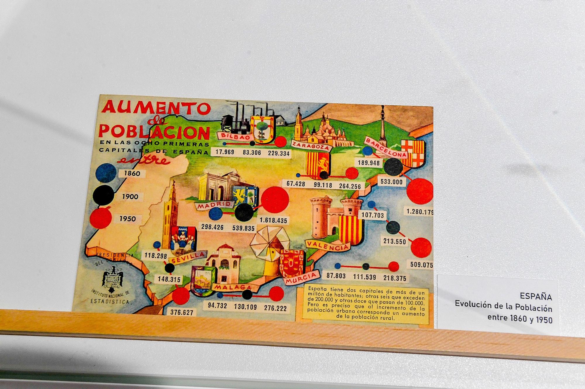 Exposición 'La cartografía en las tarjetas postales' en el Museo Elder