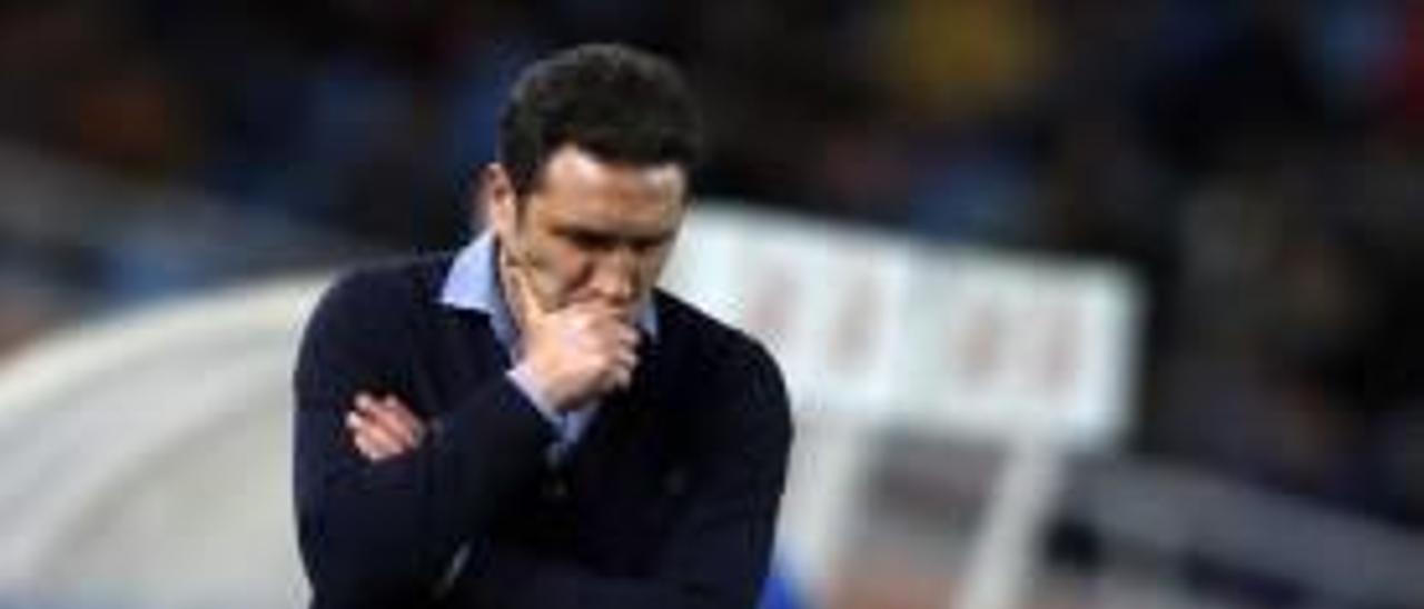 Eusebio Sacristán, entrenador de la Real Sociedad.