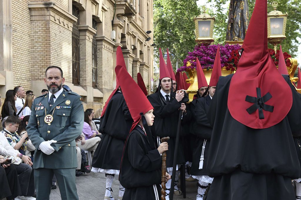Procesión de la Misericordia este Viernes Santo en Murcia, en imágenes