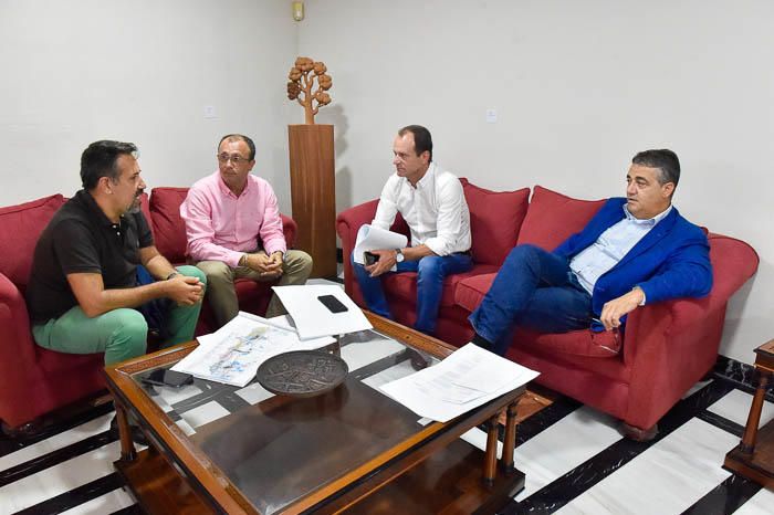 Pablo Rodríguez se reune con los tres alcaldes ...