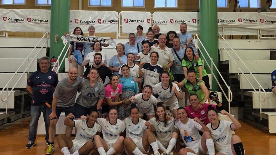 La genialidad de Jane Marques impulsa al Rodiles (1-5) en el inicio del play-off para subir a la élite del fútbol sala