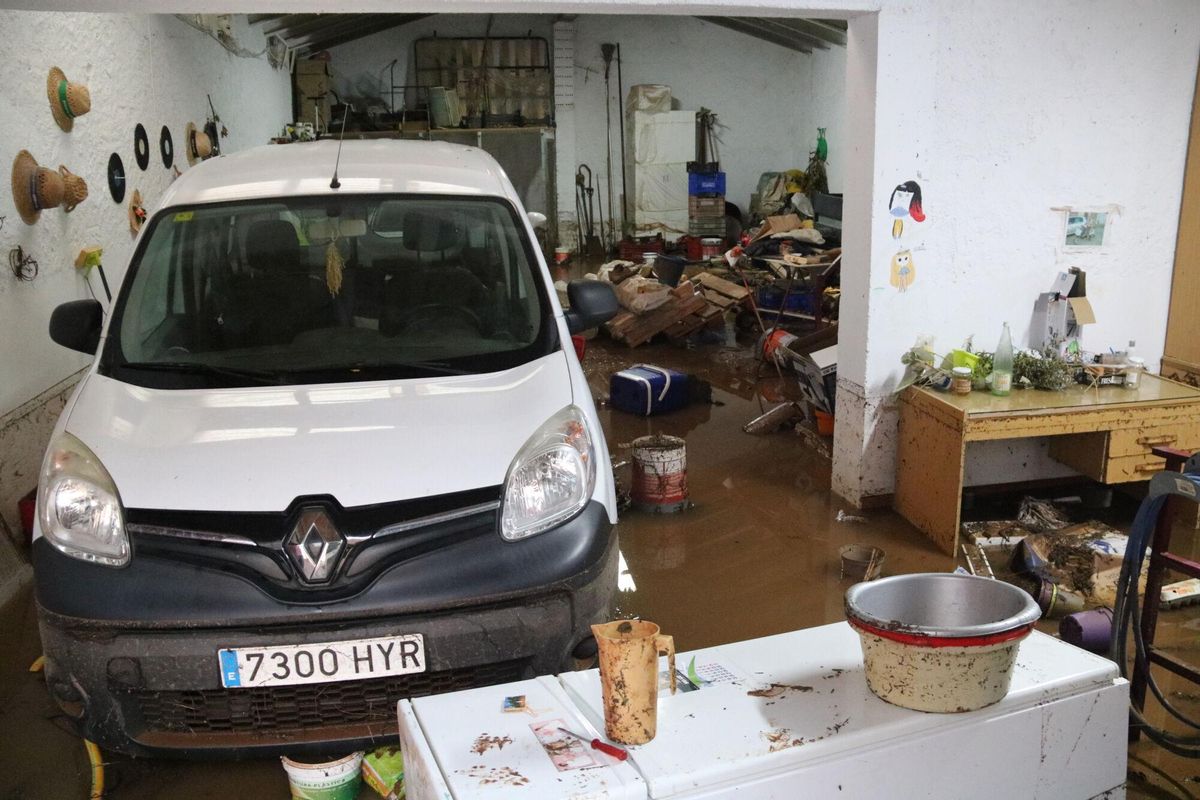 Destrosses provocades per la dana al Montsià