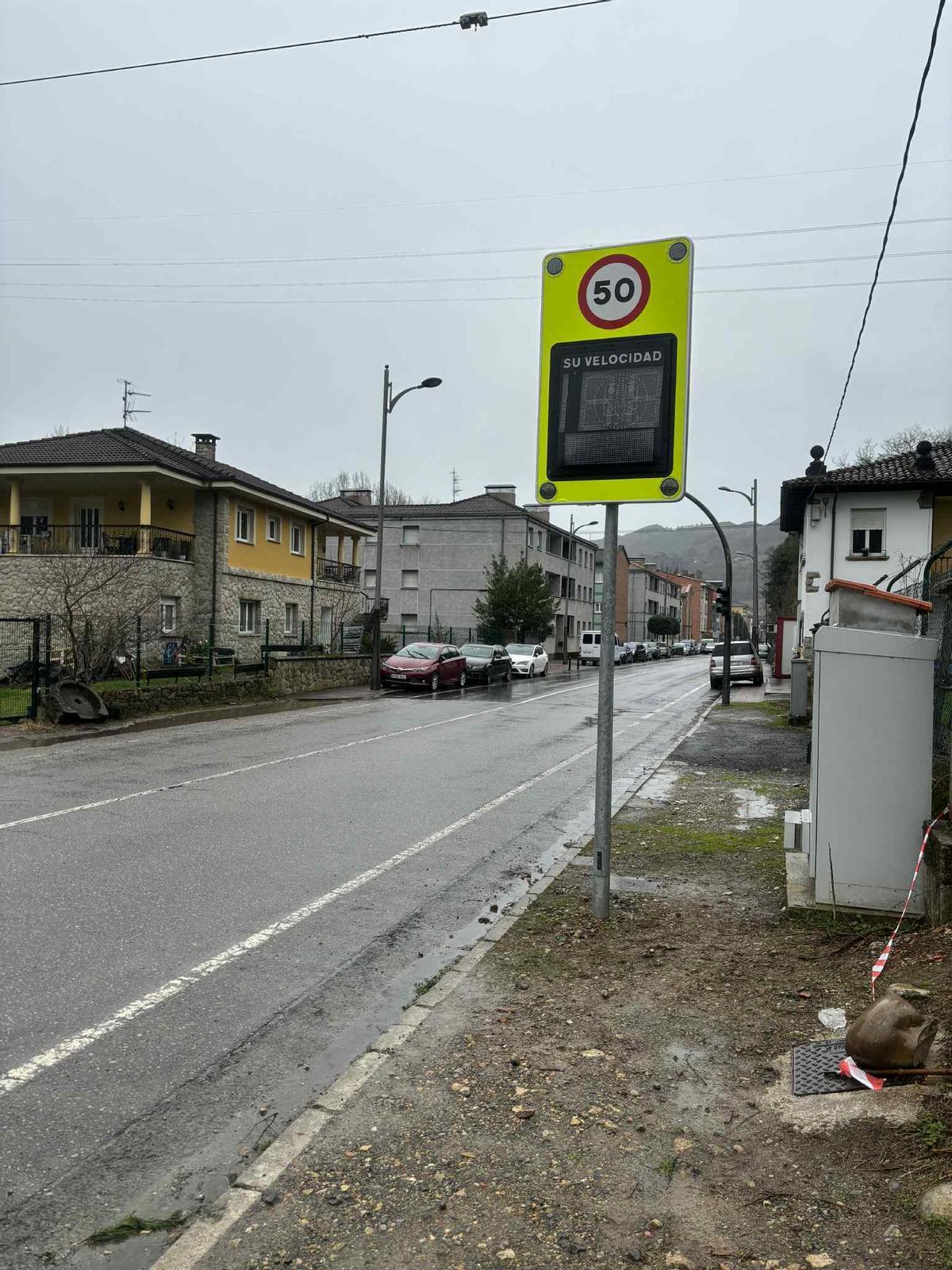 El radar "pedagógico" de la Carretera Cañu