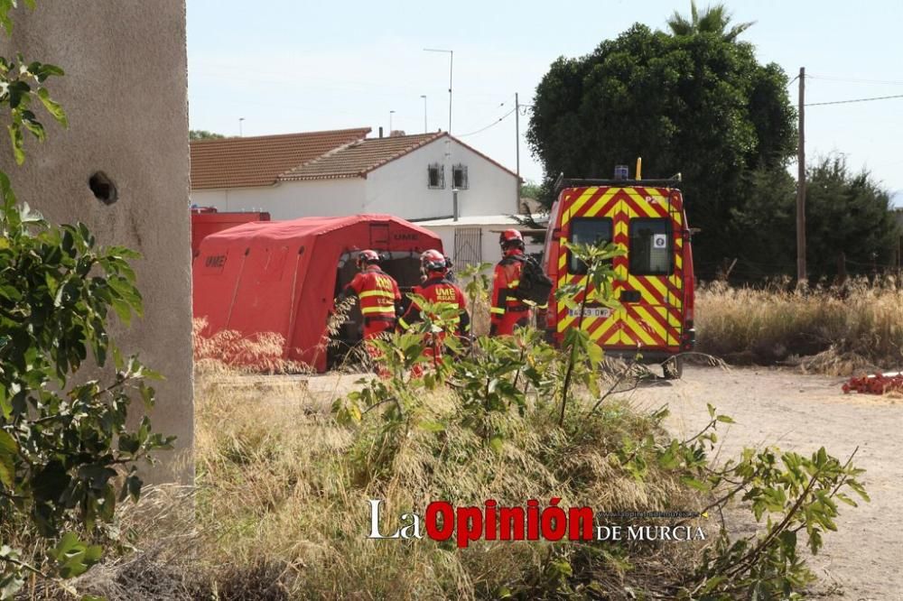 Simulacro en Lorca por inundaciones, terremoto y f