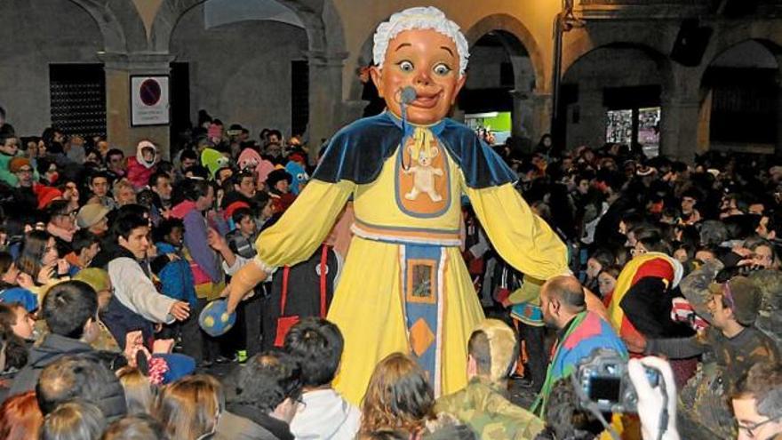 El Mocós, un dels elements del Carnaval de Solsona, l&#039;any passat