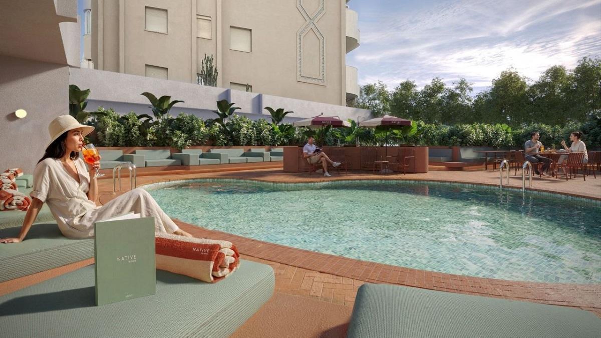 Una recreación del futuro hotel Native de Numa en Marbella, en una imagen compartida por la cadena.
