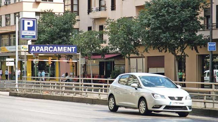 Avenida del Comte de Sallent de Palma, donde tuvo lugar el accidente de tráfico.