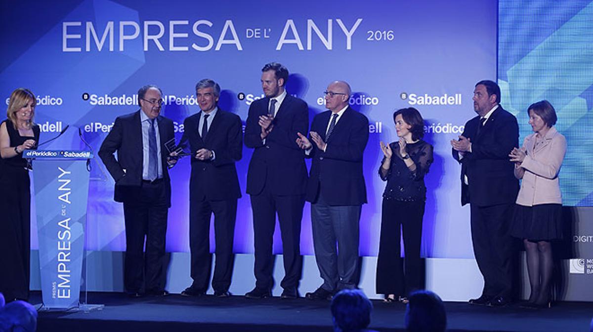 Entrega de los Premios Empresa del Año 2016.