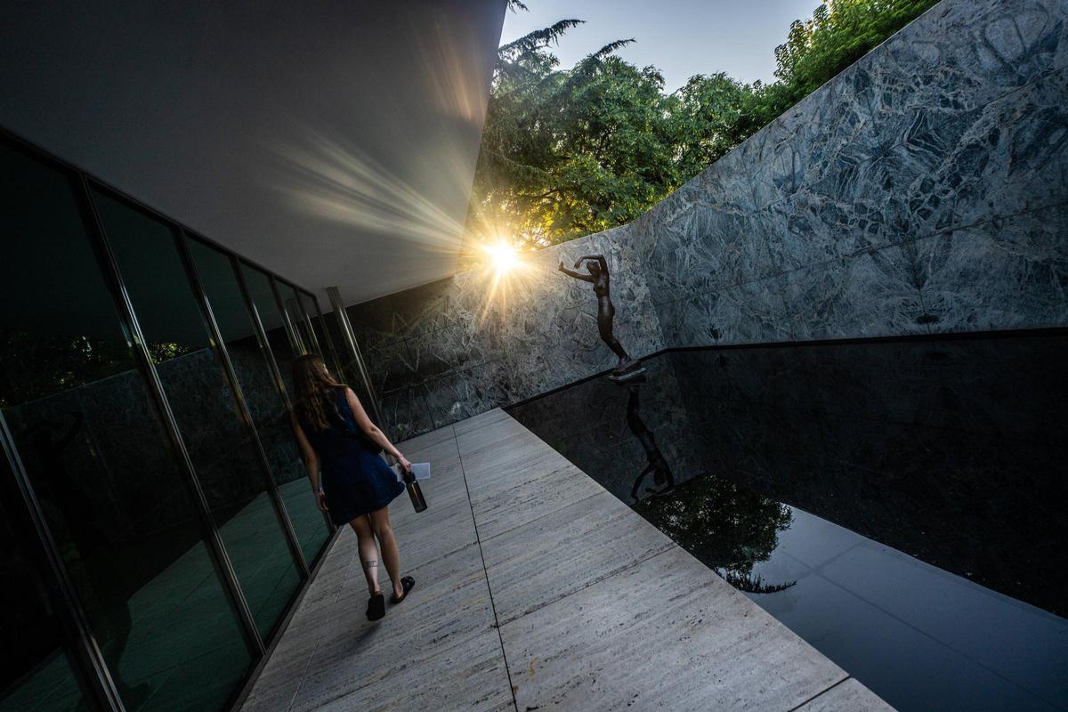 Visitas al Pabelló Mies Van der Rohe