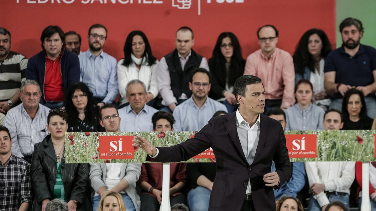 Pedro Sánchez, durante el comité federal del PSOE de este sábado.