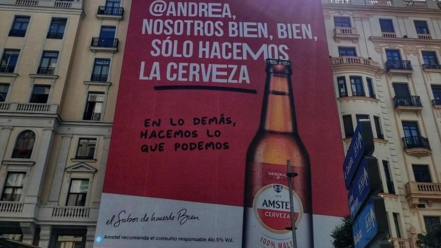 Amstel: “En Amstel hacemos muy bien la cerveza, en el resto hacemos lo que podemos…”