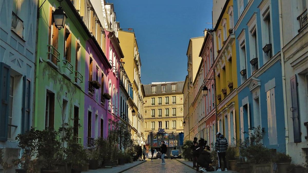 La rue Crémieux, meca de 'instagramers' de París.