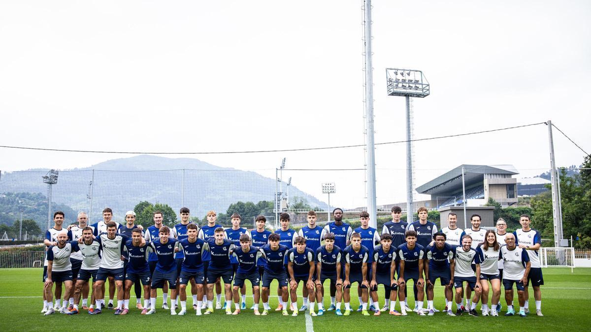 La pretemporada de la Real Sociedad B, en Zubieta.