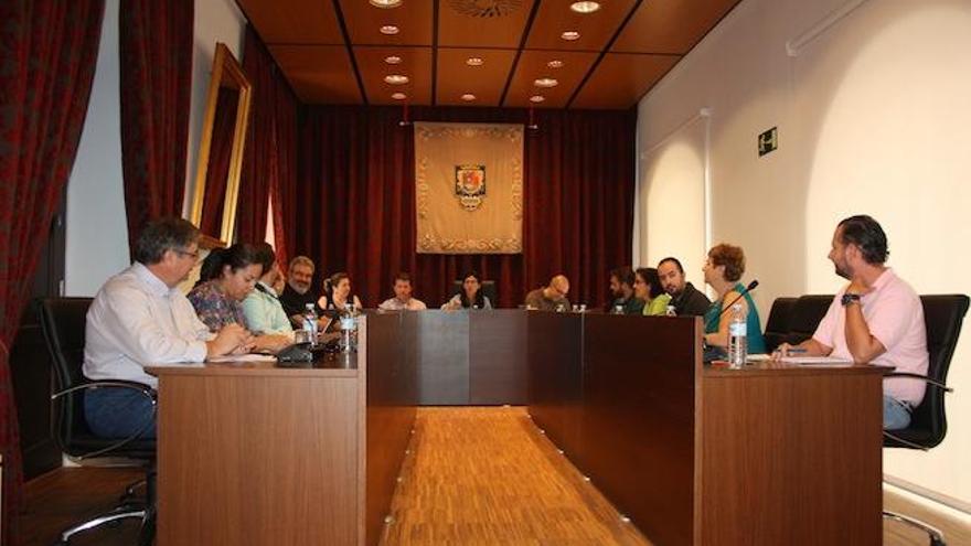 Sesión de pleno en el Ayuntamiento de Archidona.